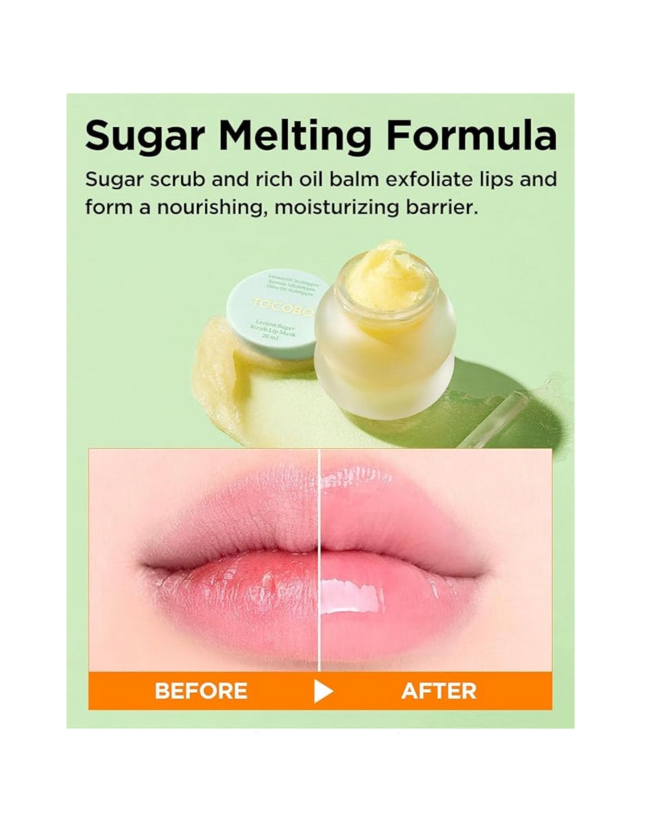 TOCOBO - Lemon Sugar Scrub Lip Mask
