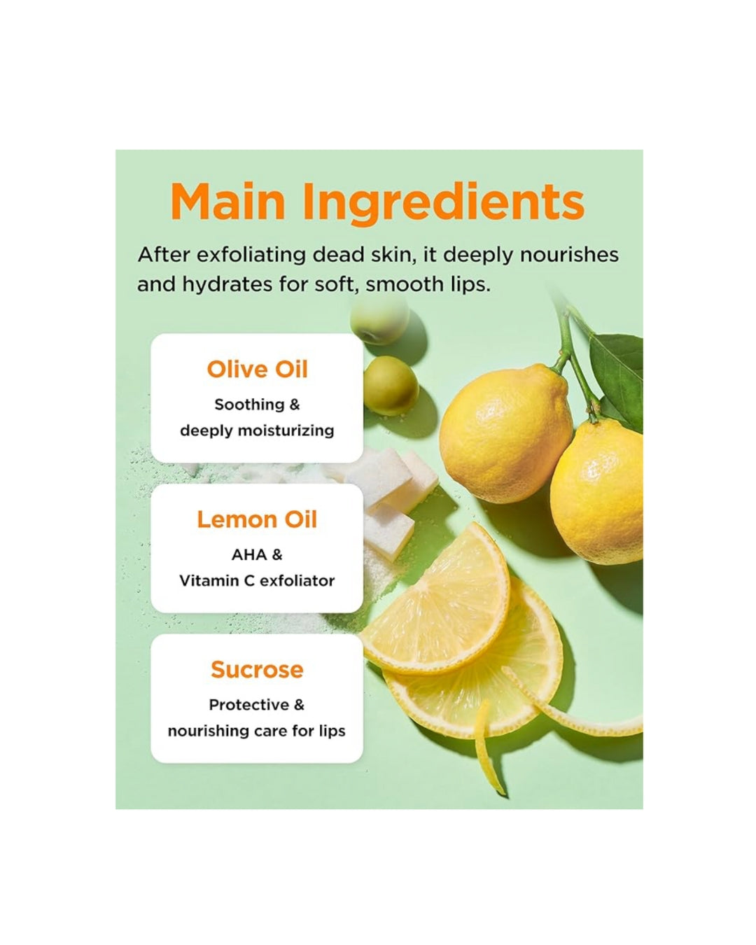 TOCOBO - Lemon Sugar Scrub Lip Mask