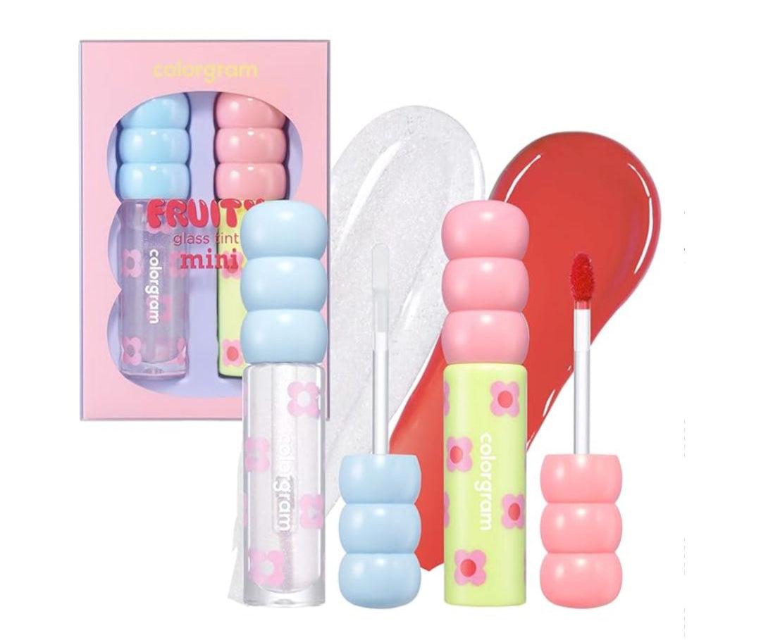 Colorgram - Tinte Labial Fruity Glass Tint Mini Duo Set - #01 Double Gloss
