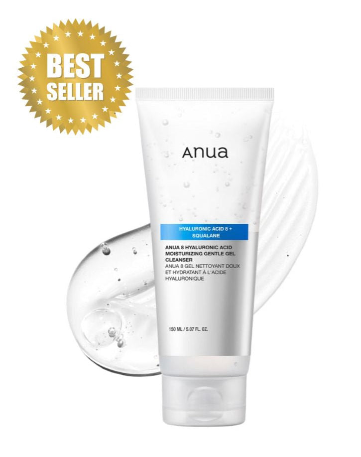 Anua - Limpiador Facial con Ácido Hialurónico 8 Hyaluronic Acid Moisturizing Gentle Gel Cleanser 29 - 150 ml
