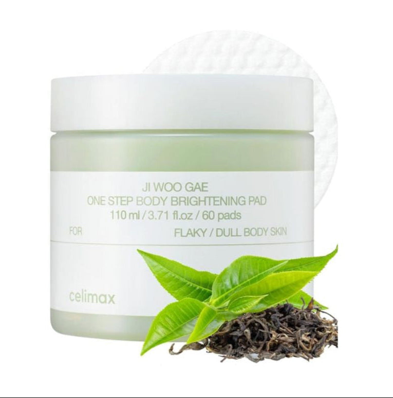 Celimax - Discos de Algodón Exfoliantes JIWOOGAE One Step Body Brightening Pad - 60 pcs