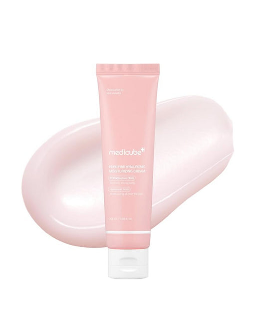 Medicube - Crema hidratante con ácido hialurónico PDRN Pink Hyaluronic Moisturizing Cream