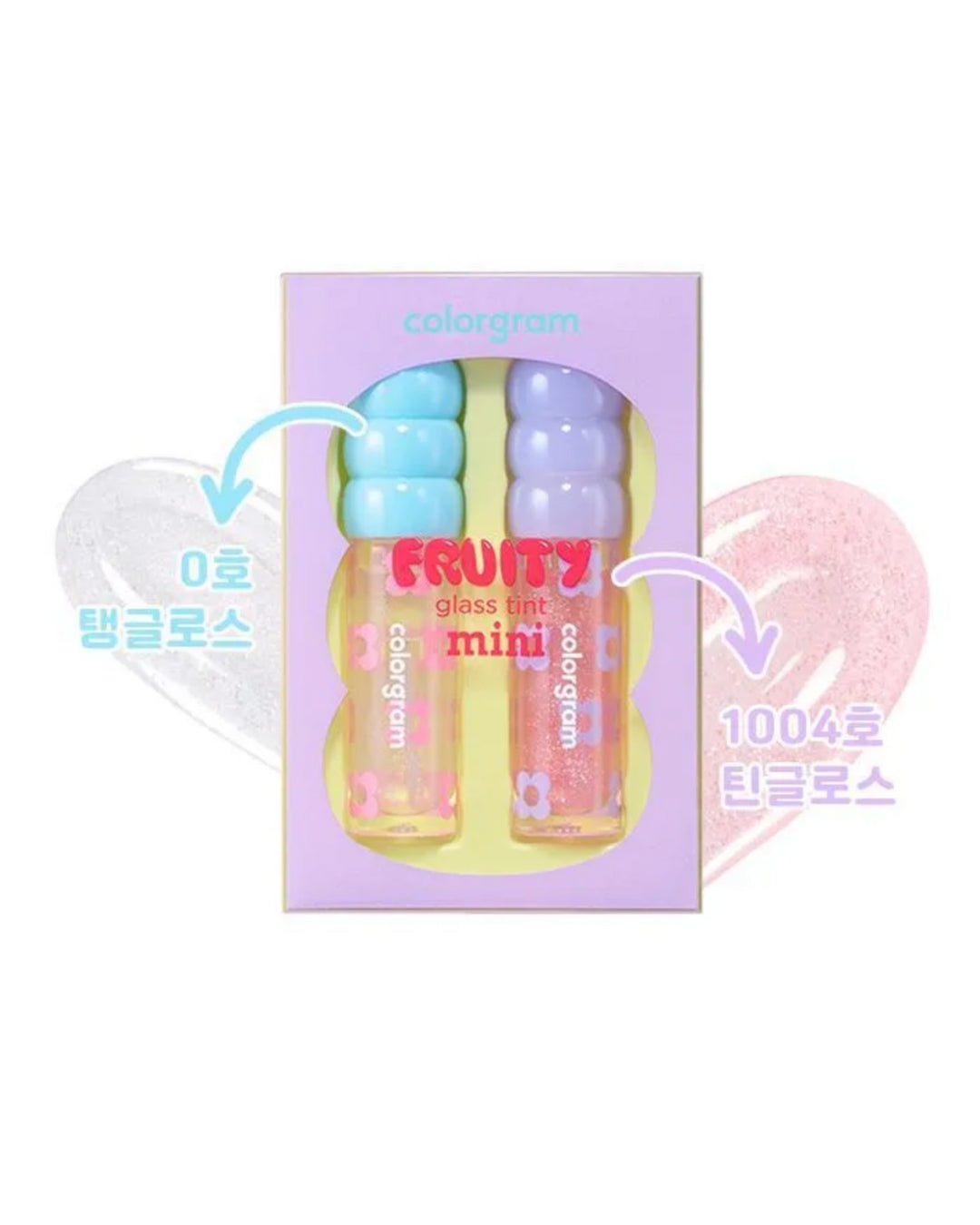 Colorgram - Tinte Labial Fruity Glass Tint Mini Duo Set -